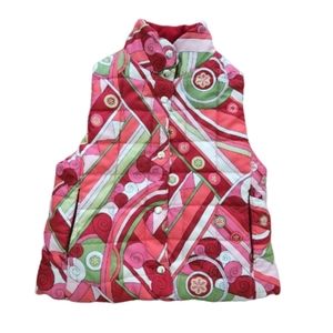 THE CHILDREN PLACE PUFF VEST RETRO DESIGN SZ 4